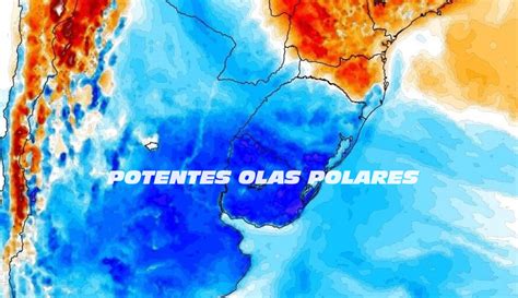 Metsul pronosticó tres olas polares en Uruguay la próxima .